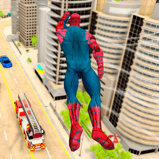 Spider Miami Rope Hero  Open World City Gangster icon