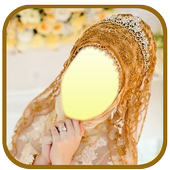 Hijab Bridal Photo Montage icon