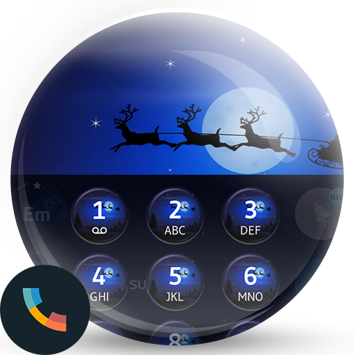 Xmas Night Phone DIaler Theme icon