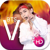 V BTS Wallpaper HD icon