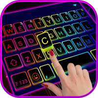 Led Neon Color Keyboard Theme