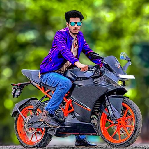 Bike Rider Photo Maker icon