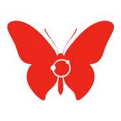 Red Butterfly Icon Pack on 9Apps