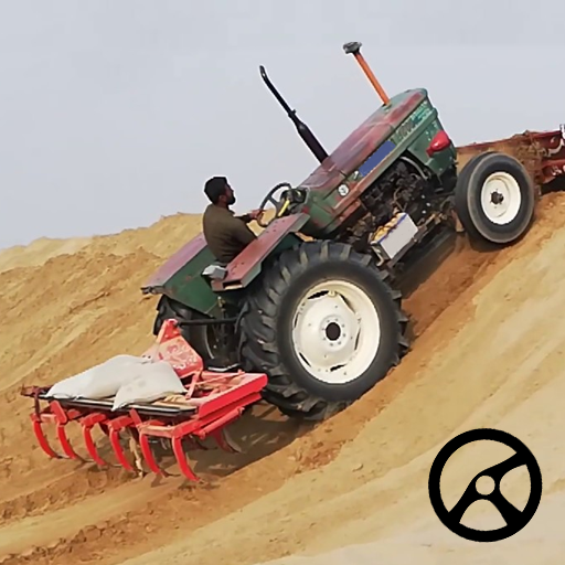 Village Tractor Driving Cargo Tractor Simulator icon