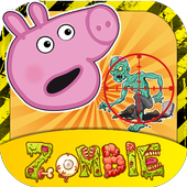 Pepa Zombies Pig Shooter icon