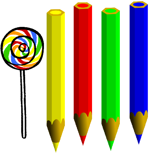 تعليم الالوان و التلوين و الرسم عربي انجليزي أيقونة