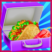 Taco Lunch Box Cheese Food : Kitchen Cooking Games icon