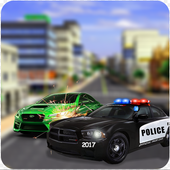 Spy police attack icon