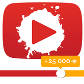Million Views. Likes and subscribers for youtube icon