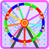 Amusement Theme Park Ferris Wheel Ride Unlimited. icon