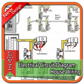 Electrical Circuit Diagram House Wiring icon