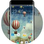 Theme for Lava X46: hot balloon Live Wallpaper