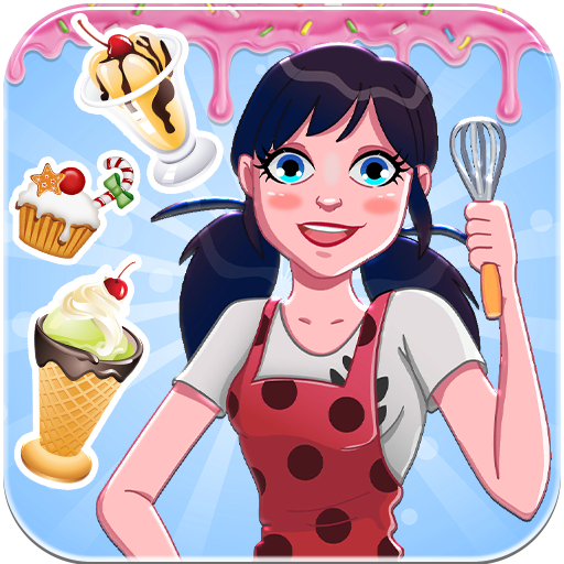Ladybug Cooking Ice Cream icon