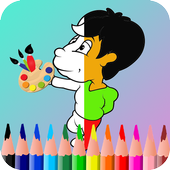 Coloring Book Anime icon