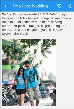 Foto Pose Wedding screenshot 2