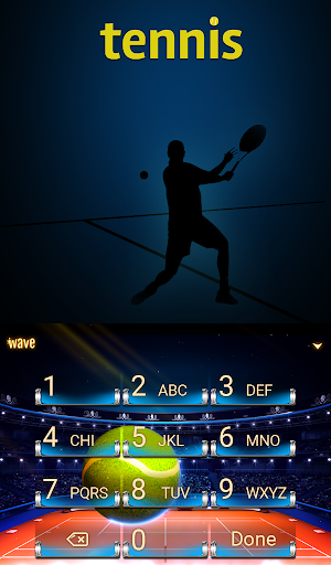 Tennis Animated Keyboard screenshot 5