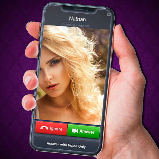 Sexy video phone call (18  call prank) icon