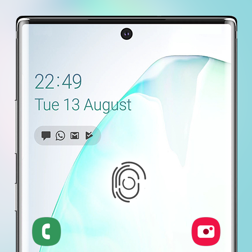 Note 10 Lock screen icon