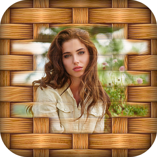 Wood Wall Photo Frames - natural wood wall effects icon