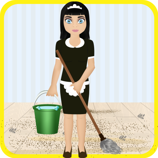 home cleaning game icon