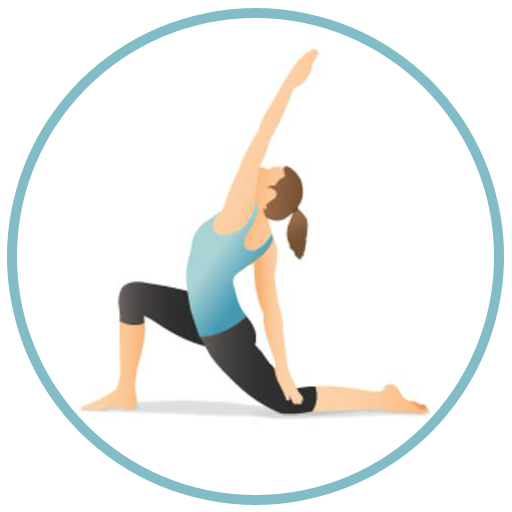 Yoga exercises for beginners icon