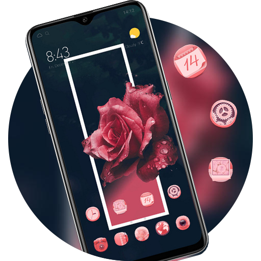 ikon Flower theme | gorgeous blossom red roes