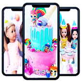 Funny Birthday Baby Doll Wallpaper icon