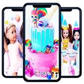 Funny Birthday Baby Doll Wallpaper on 9Apps