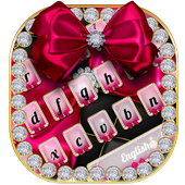 Pink Bow Keyboard Theme icon