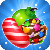 मिठाई कैंडी बुखार:नया मैच 3 पहेली खेल icon