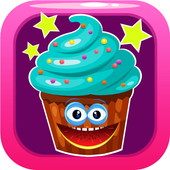 Jumping Cupcake icon