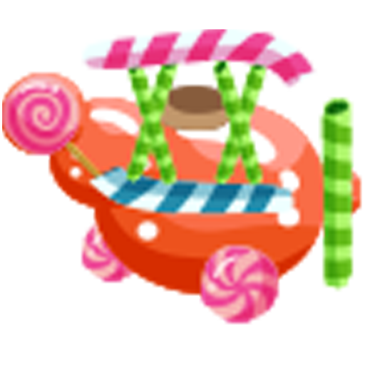 candy airplane icon