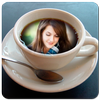 Coffee cup frames icon