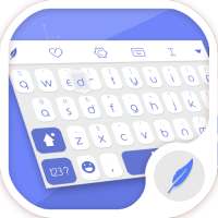 Blue&White Keyboard Theme