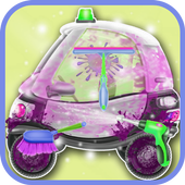 cleaning games car wash icon
