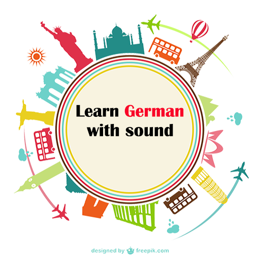 Learn German with sound icon