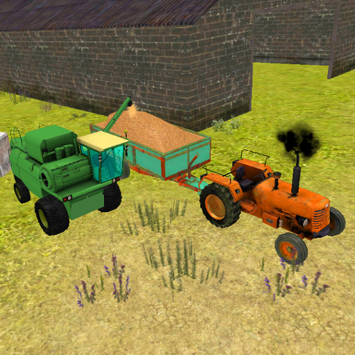 Harvester Driving 3D: Wheat Unloading icon