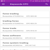Keywords CPC icon