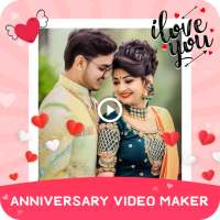 Anniversary Video Maker with Song & Music