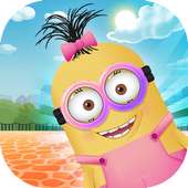 Girls minion banana games