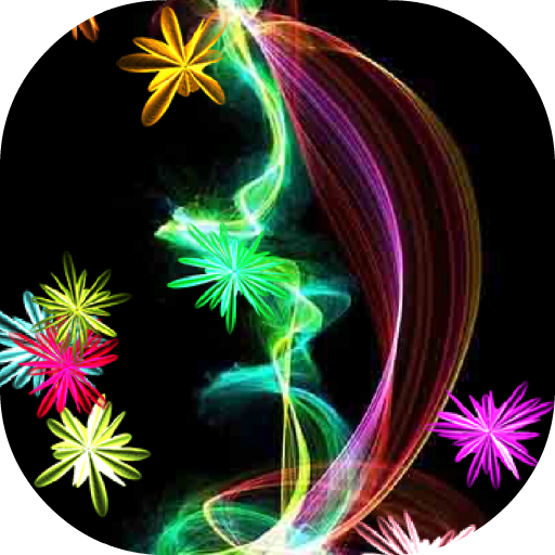 Magic glow Flowers Live Wallpaper icon