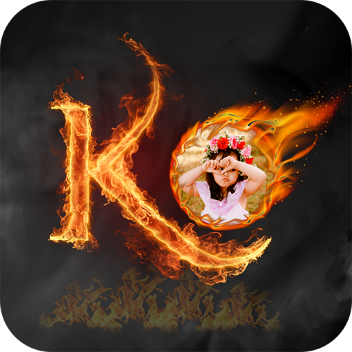 Text Fire Photo Frame icon