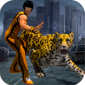 Jurassic leopard: Bruce lee robot fighter أيقونة