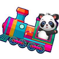 Learn Animal Names and Sounds with Kids Train