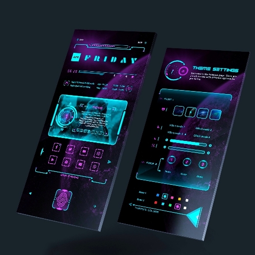 Cyber Theme for KLWP - NEON SPACE icon