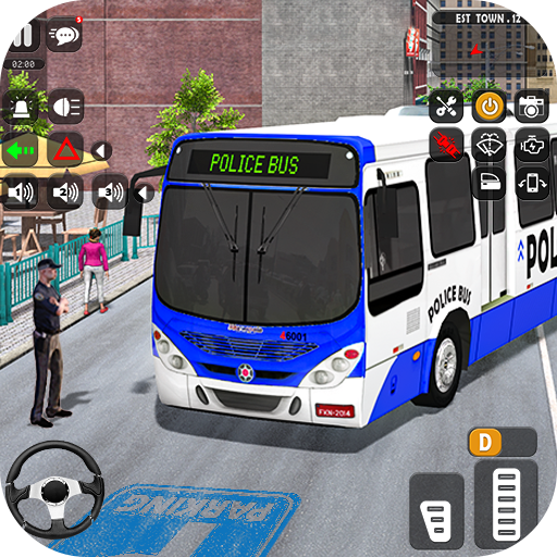 Bus Simulator 2023 Police Bus icon