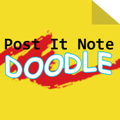 Post It Note Doodle icon
