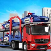US Police Vehicle Transporter Sim: Police Games 3D icon