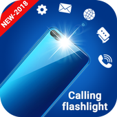 Calling flashlight - Flash blinking on call icon