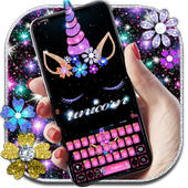 Pink Unicorn Keyboard icon